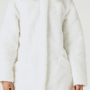 Nike Women's White Teddy Jacket